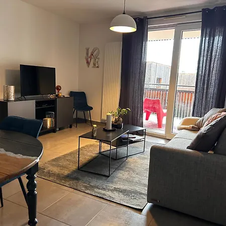 Cosy T2 - Balcon -proche Centre Et Allemagne Daire *