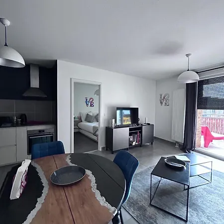 Cosy T2 - Balcon -proche Centre Et Allemagne Daire *