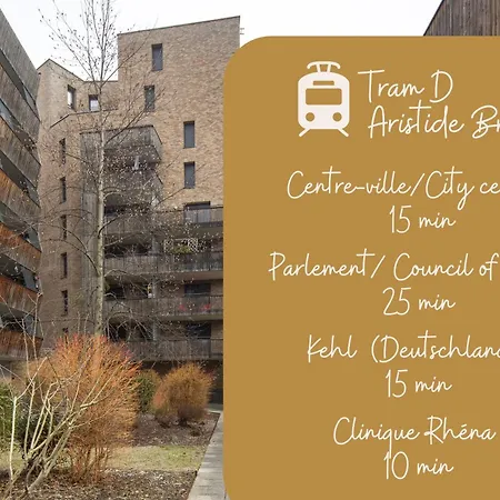 T2 - Balcon -15 Min Centre Et Allemagne Appartamento