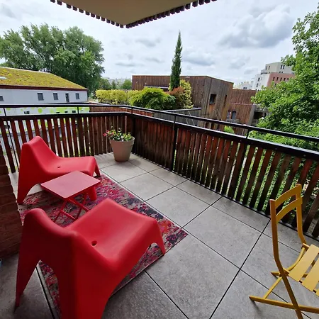 T2 - Balcon -15 Min Centre Et Allemagne شقة